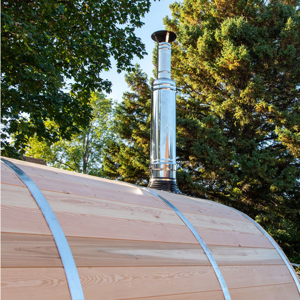 Chimney & Heat Shield Set for out the TOP